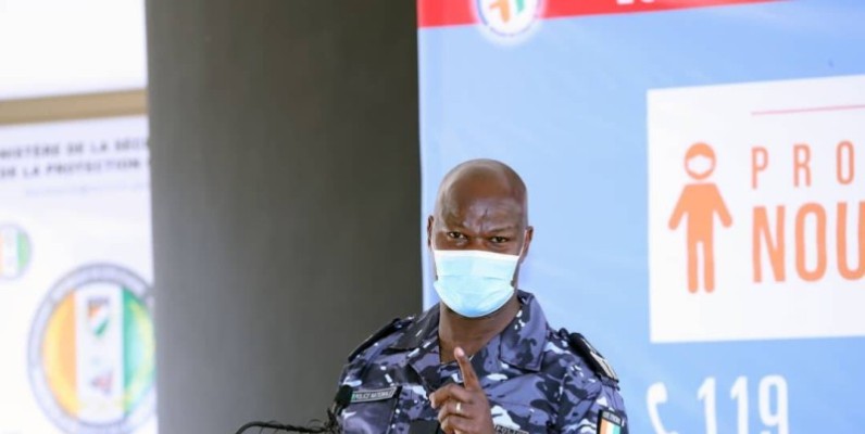 Charlemagne Bleu, porte-parole de la police nationale. (DR)