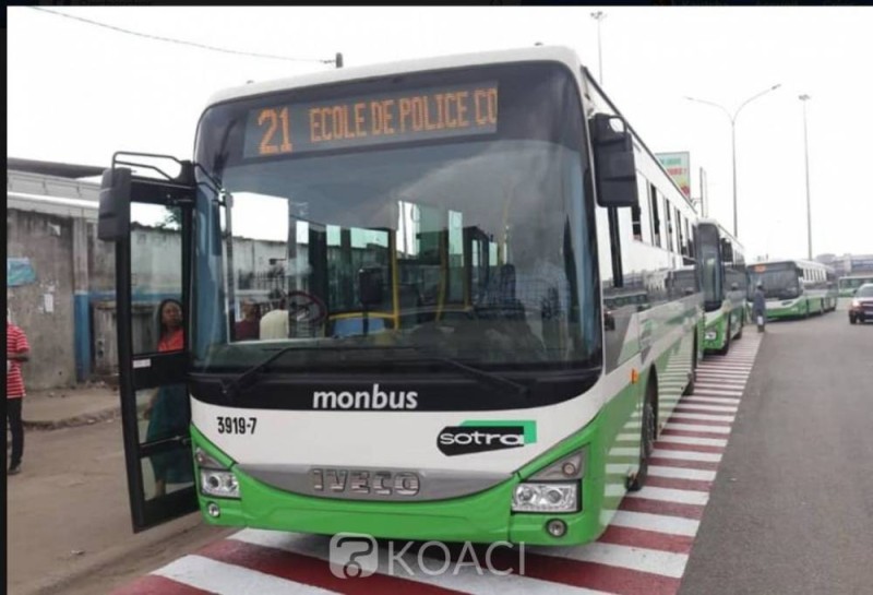 La Société des transports abidjanais (Sotra) renforce les mesures pour faire barrière à la pandémie à Coronavirus. (DR)