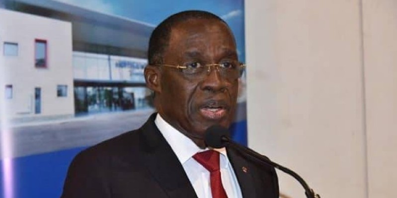 Le ministre de la Santé et de l'Hygiène publique, Aka Aouélé. (Dr)