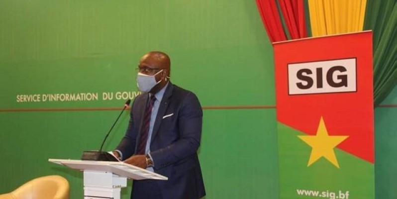 Le porte-parole du gouvernement burkinabè, le ministre Remis Dandjinou (DR)