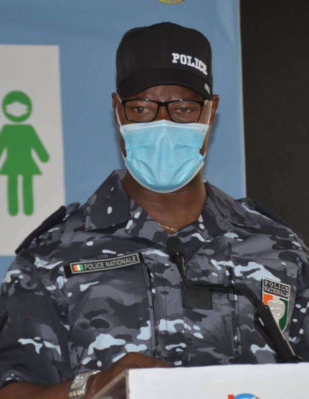 Commissaire principal Bleu Charlemagne, porte-parole de la police nationale. (DR)