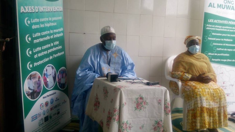 Imam Koné Harouna, président du conseil d’administration de l’Ong Almuwassat. (DR)