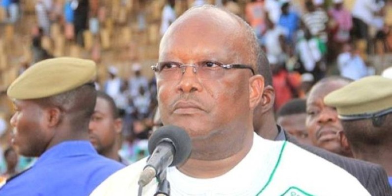 Le Président du Burkina Faso, Rock Marc Christian Kaboré. (Dr)