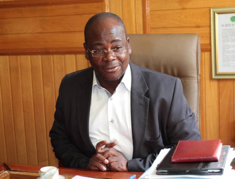 Venance Konan, auteur de «Edem Kodjo, un homme un destin ou le parcours politique d'un intellectuel africain».