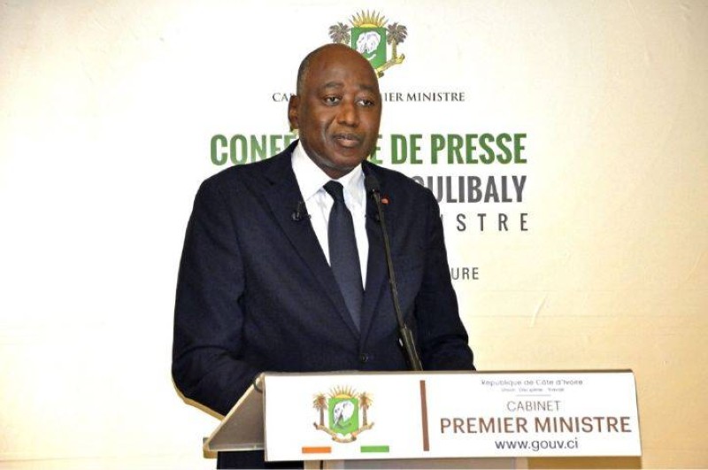 Le Premier ministre Amadou Gon Coulibaly était face à la presse ce mardi. (Dr)