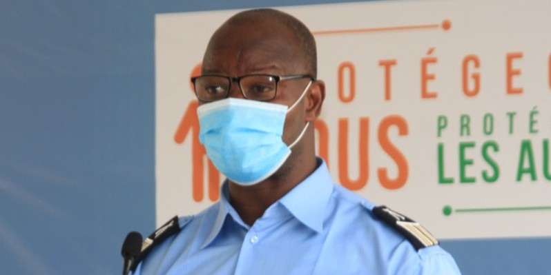 Commissaire principal Bleu Charlemangne, porte-parole de la Police nationale. (DR)