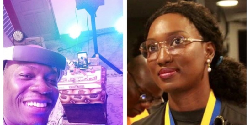 Dj Arsenal et Zenab Diallo, principaux initiateurs du téléthon. (DR)