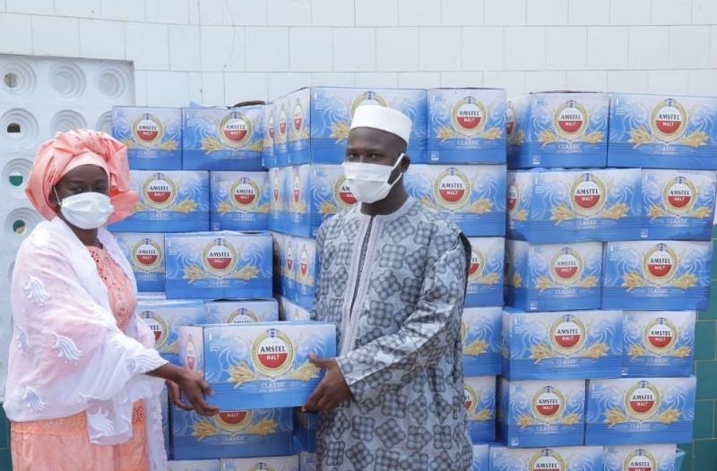 Mme Bintou K. Appia, directrice des Affaires Institutionnelles et Juridiques de Brassivoire à la Mosquée d'Aghien (DR)