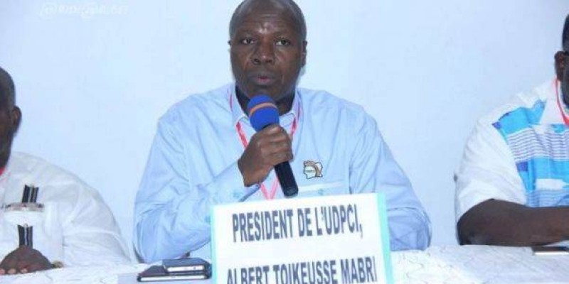 Albert Mabri Toikeusse, président de l'Udpci. (DR)