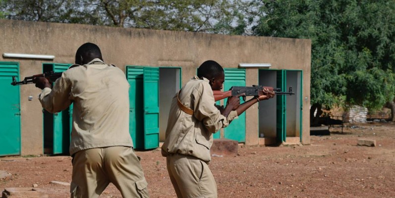 Des soldats burkinabé en opération.