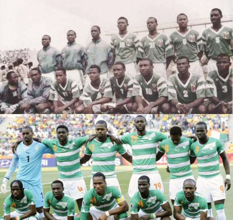 Les champions de Sénégal 92 et la génération dorée. (DR)