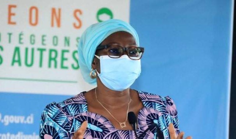 La ministre Kandia Kamissoko Camara, ministre de l’Education Nationale, de l’Enseignement Technique et de la Formation Professionnelle