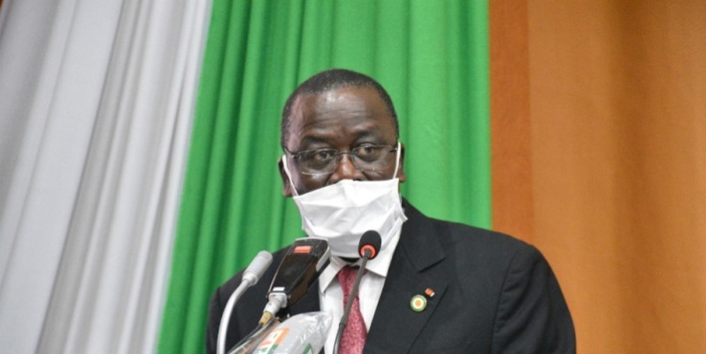 Jeannot Ahoussou-Kouadio, président du Sénat. (DR)