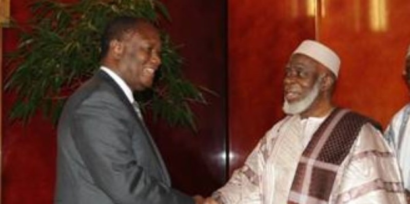 Le Président Ouattara salue la mémoire du guide suprême de la communauté musulmane. (Dr)