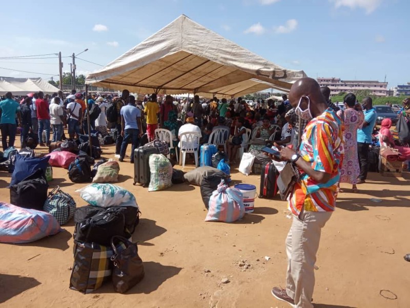 Place Ficgayo, Yopougon, Abidjan 19 mai 2020 (Ph: Poro Dagnogo Fraternité Matin)