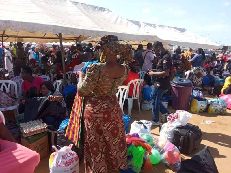 Place Ficgayo, Yopougon, Abidjan 19 mai 2020 (Ph: Poro Dagnogo Fraternité Matin)