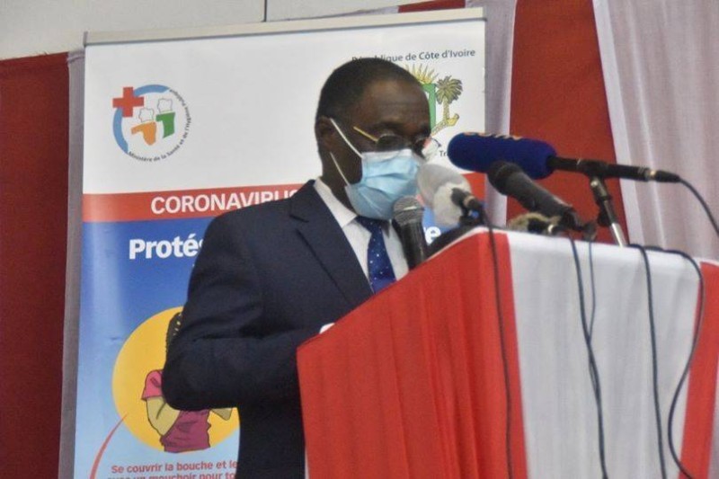 Le ministre de la Santé et de l'Hygiène publique, Aka Aouélé. (DR)