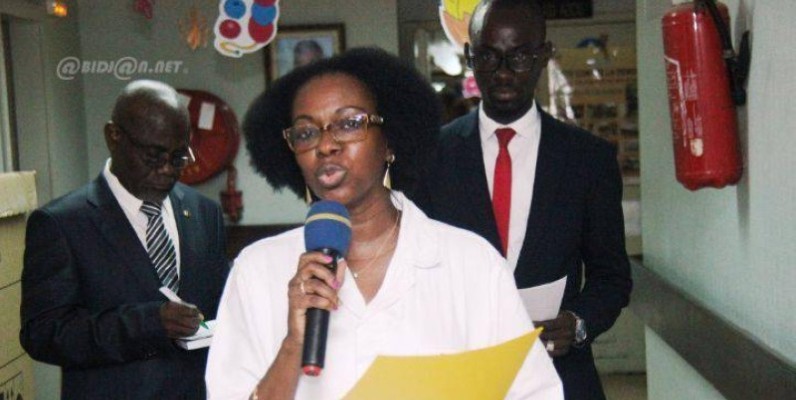 Pr Adonis-Koffi Laurence, au micro. (DR)