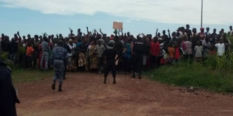 Une vue des manifestants. (DR)