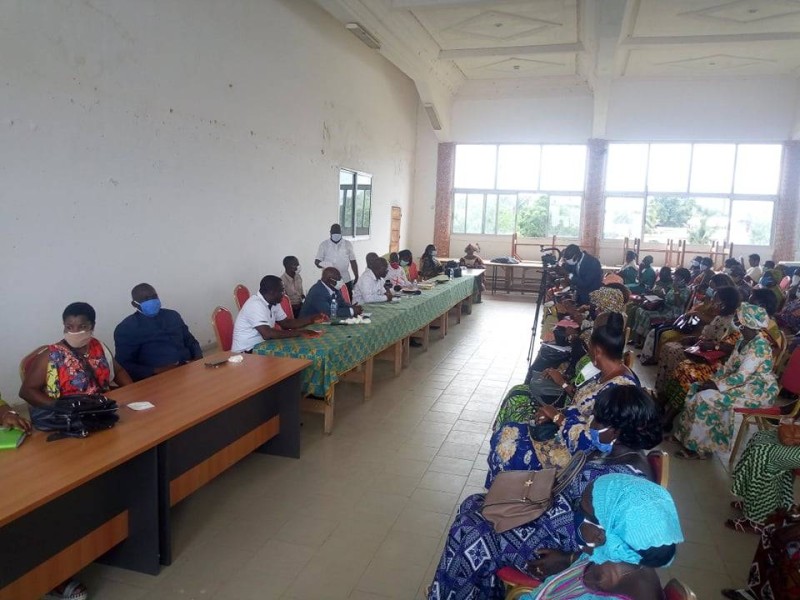 Les femmes d'Agbovillde invitées à se faire enrôler (DR)
