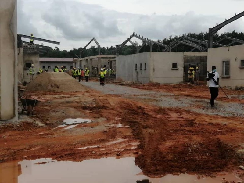 Le Chr d'Aboisson en construction bientôt livré (DR)
