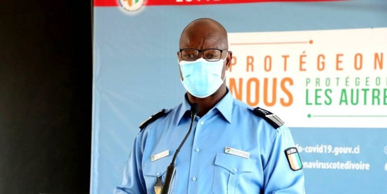 Le commissaire principal Charlemagne Bleu, porte-parole de la Police nationale. (DR)