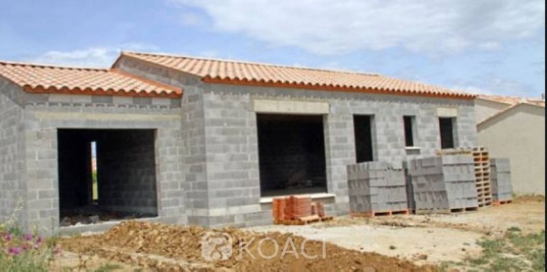Une maison en construction. (DR)