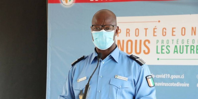 Charlemagne Bleu et Dr Édith Kouassi ont invité les populations à maintenir le niveau de vigilance et de le renforcer. (Poro Dagnogo)