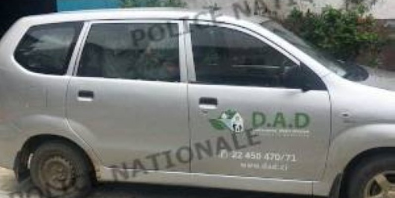 Le véhicule de l'Ong transportant de la drogue intercepté. (DR)