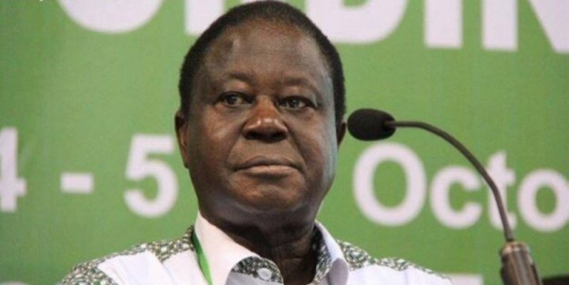 Henri Konan Bédié, président du Pdci-Rda.