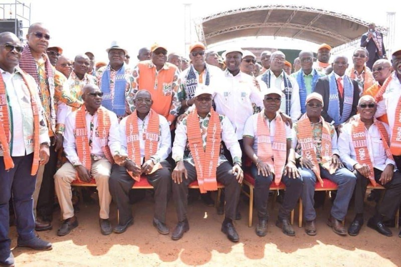 Le ministre Issa Coulibaly sonne la mobilisation dans la région du Poro. (Dr)