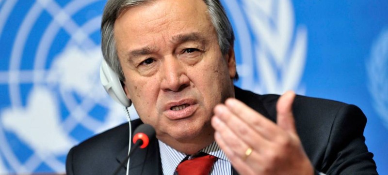 Le Secrétaire général António Guterres (DR)