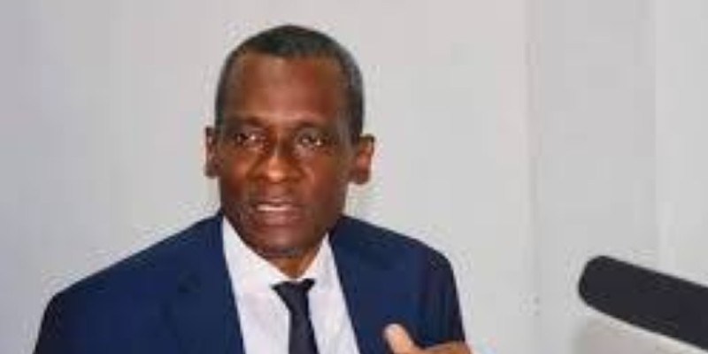 Le Secrétaire général et porte-parole du Fpi, Issiaka Sangaré. (Dr)