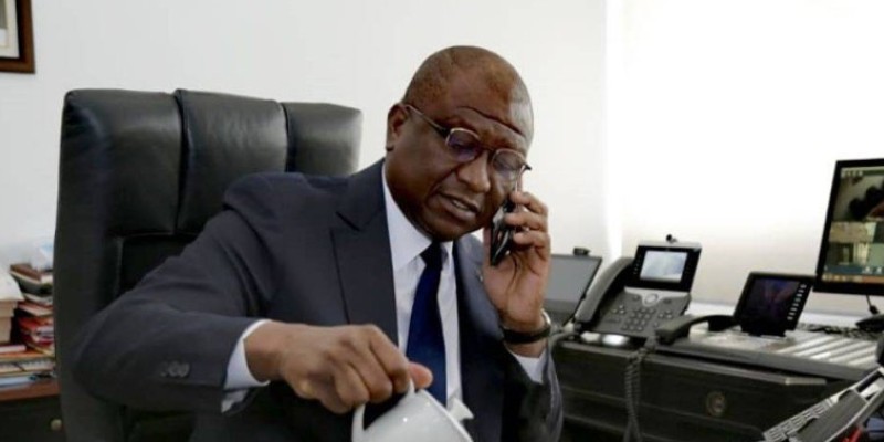 Le ministre d'Etat, ministre de la Défense, Hamed Bakayoko. (Dr)