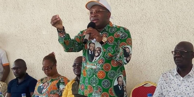 Siandou Fofana, coordonnateur régional Rhdp de Port-Bouët. (Dr)