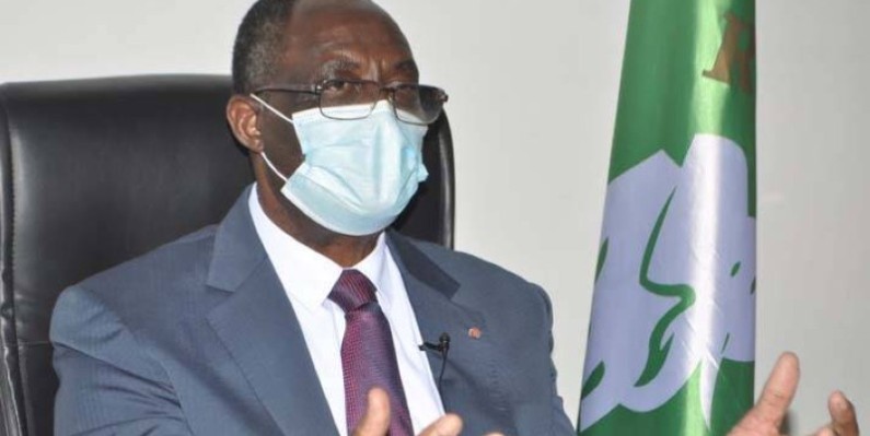 Pr Maurice Kakou Guikahué, secrétaire exécutif en chef du Pdci-Rda. (DR)