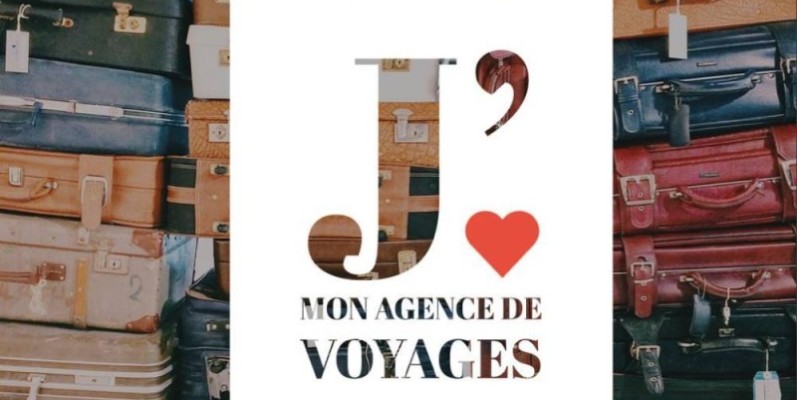 Le visuel de la campagne intitulée ‘’J’aime mon agence de voyage’’. (DR)