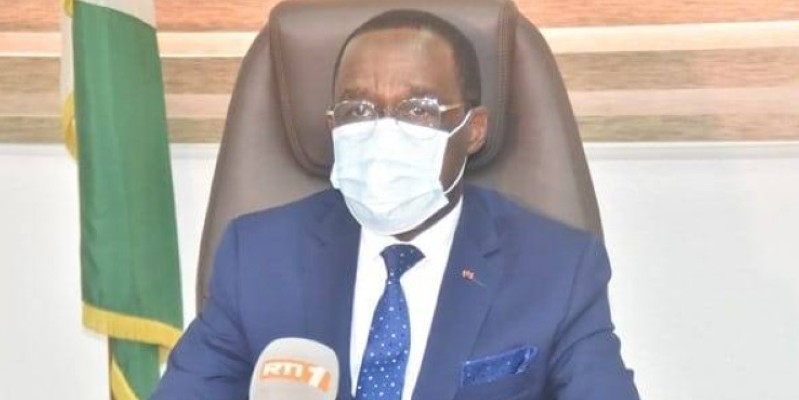 Le ministre de la Santé et de l'Hygiène publique, Aka Aouélé. (Dr)