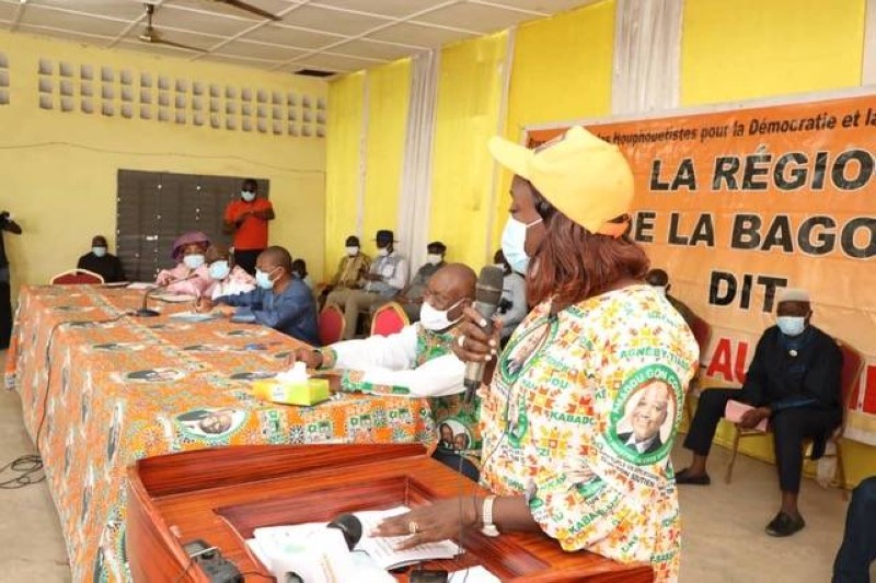 La ministre Mariatou Koné, Directrice exécutive Adjointe du RHDP, maire de la commune de Boundiali
