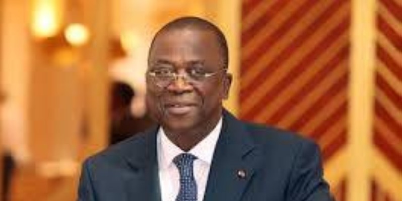Jeannot Ahoussou-Kouadio, président du Sénat. (Dr)