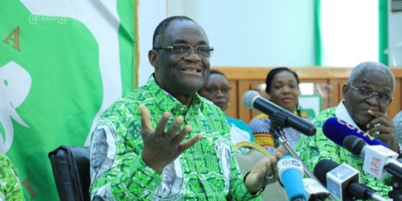 Le secrétaire exécutif du Pdci-Rda, Maurice Kakou Guikahué. (Dr)