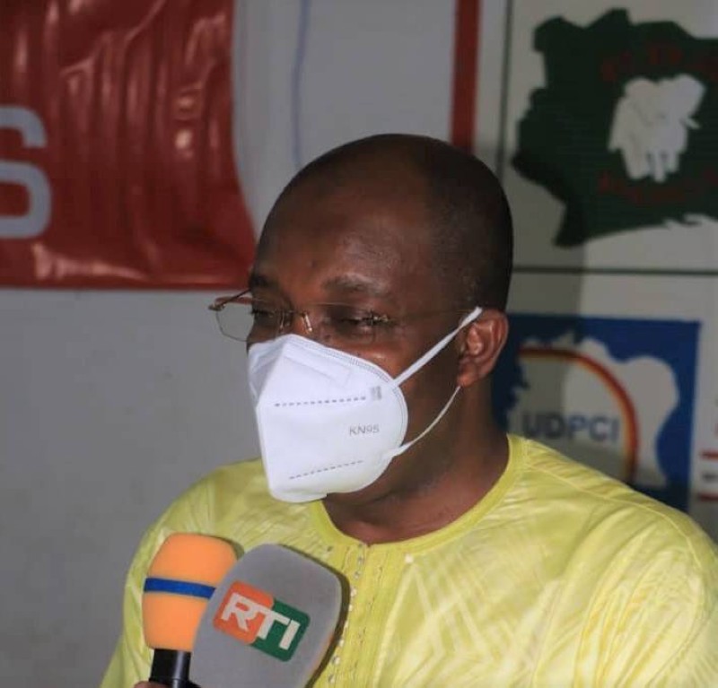 Le ministre Siandou Fofana, Directeur exécutif adjoint du Rhdp chargé des relations avec les partis politiques