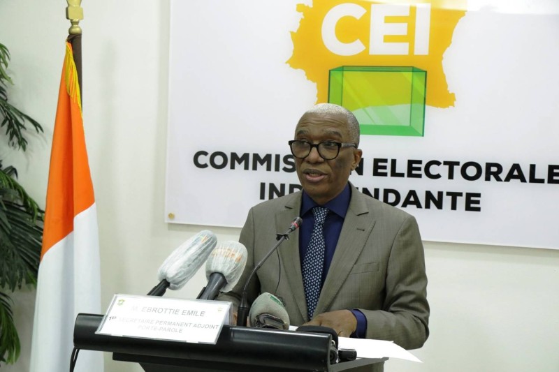 Emile Ebrottié, porte-parole de la CEI