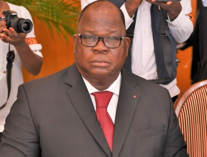 Tchagba Laurent, ministre de l’Hydraulique. (photos : Dr)