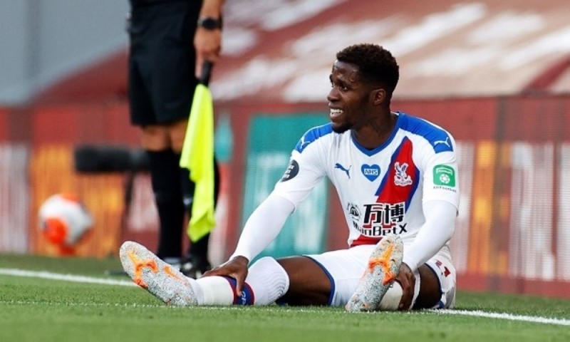 Wilfried Zaha pourrait manquer le match de la 32e journée de la Premier League. (DR)