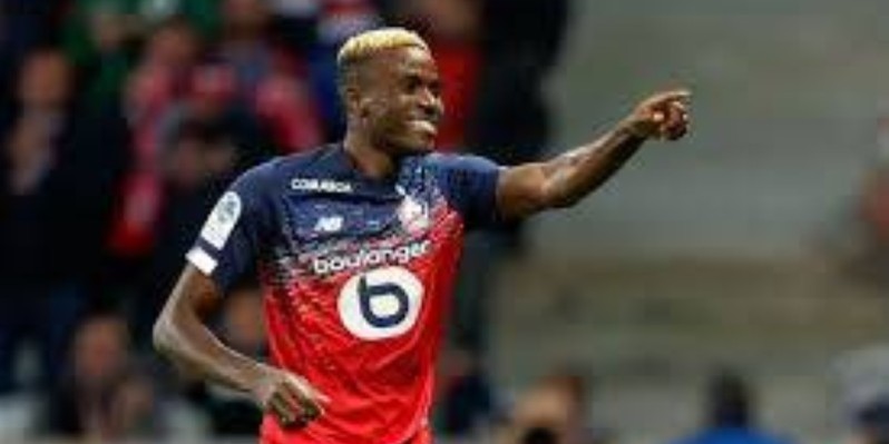 L’attaquant de Lille, le Nigérian Victor Osimhen remporte le Prix Marc-Vivien Foe. (DR)