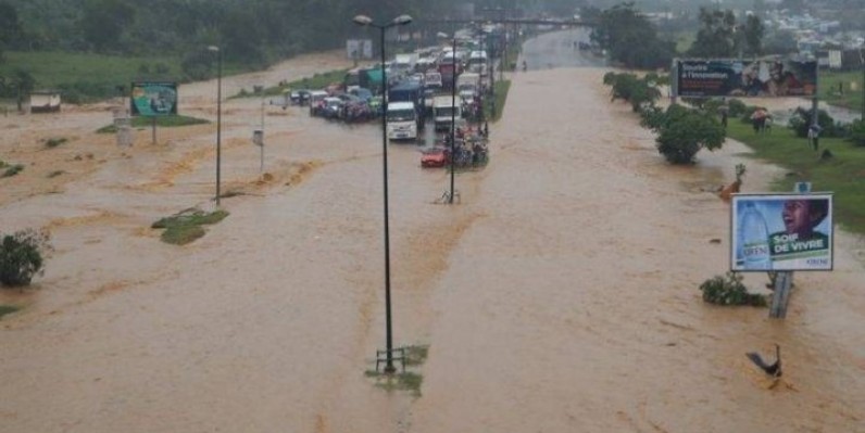 Les pluies diluviennes à Abidjan font des dégâts. (DR)