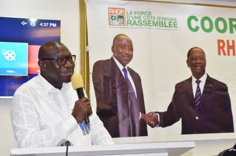 François Amichia, coordination régionale Rhdp Treichville-Marcory. (DR)