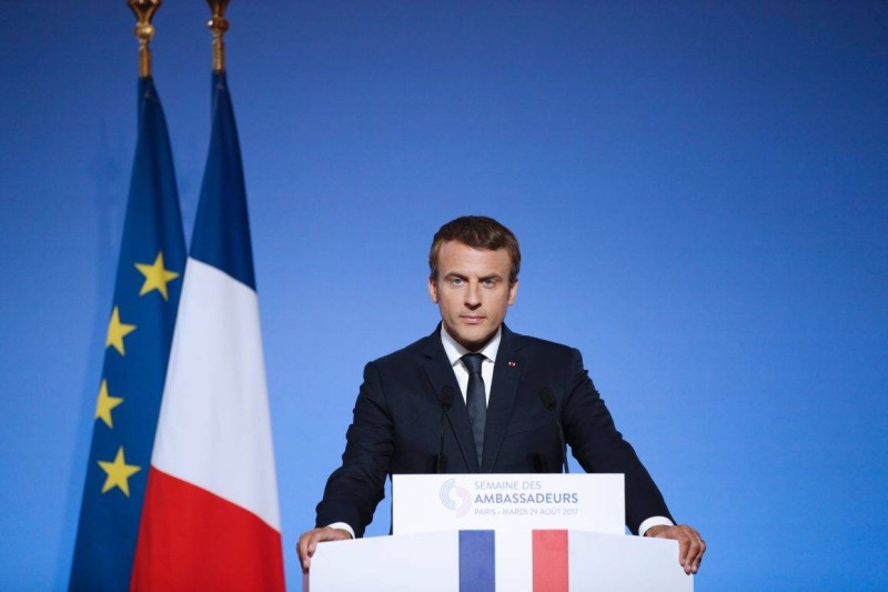 Le Président de ka République française, Emmanuel Macron 