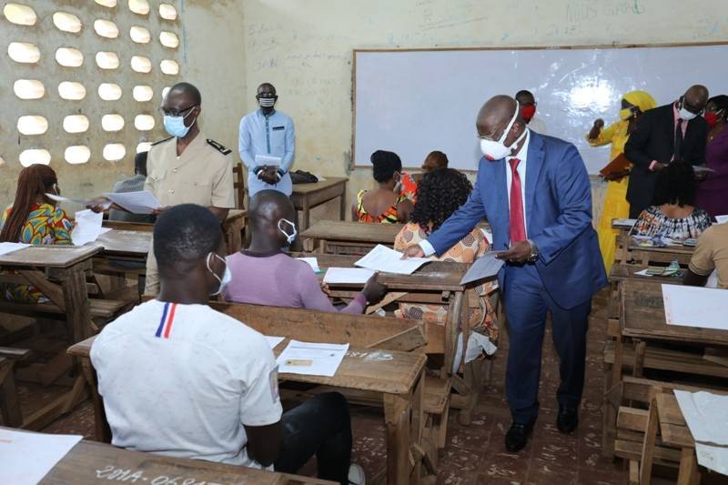 Le chef de cabinet Abdoulaye Kouyaté a donné le top départ du concours à Gagnoa. (DR)